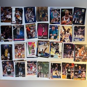 NBA basketball ball cards 1992-98